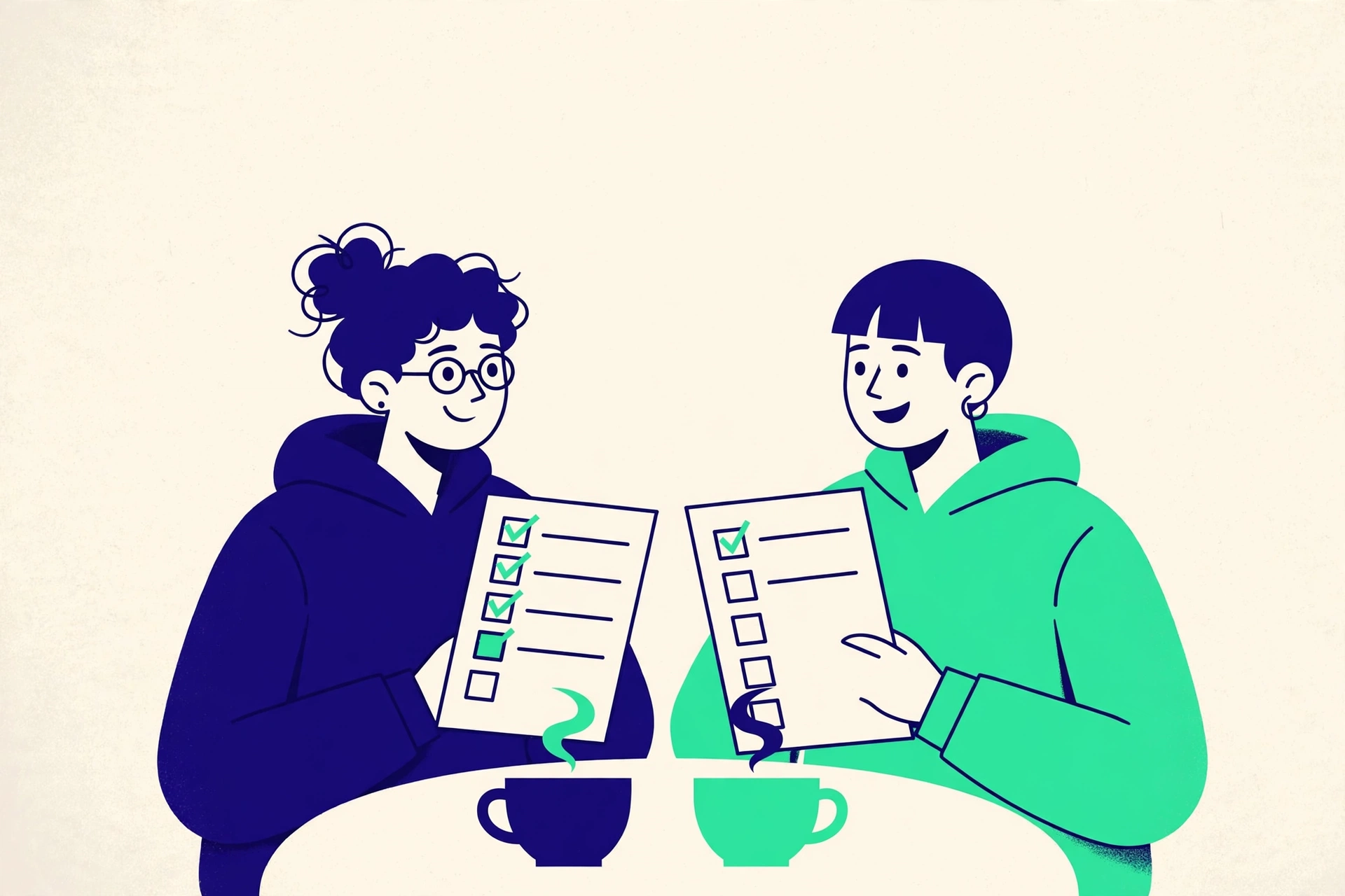 Rice purity score of 10 illustrated by two students comparing their test results